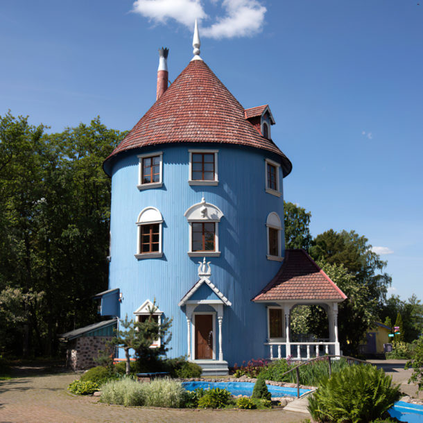 The Moominhouse in sunlight