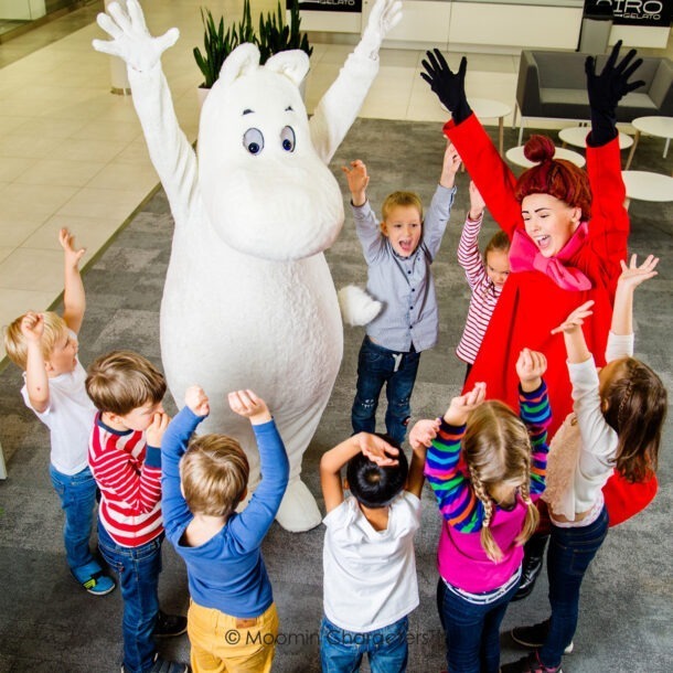 Muumipeikko, Pikku Myy ja lapset Muumitapahtumassa