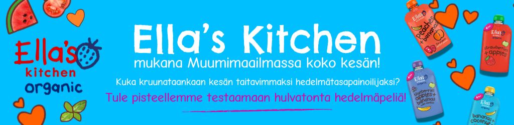 Ellas Kitchen on mukana Muumimaailmassa koko kesän.